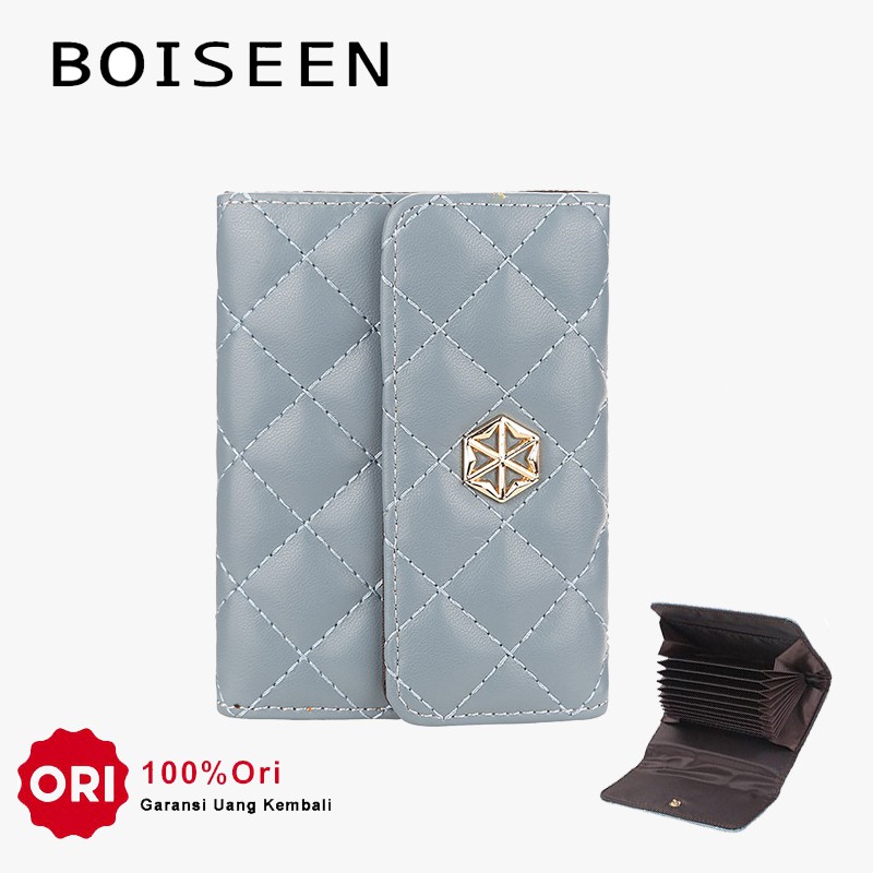 BOISEEN N1883 Dompet Kartu Wanita Bahan Kulit PU Leather Premium WATCHKITE WKOS