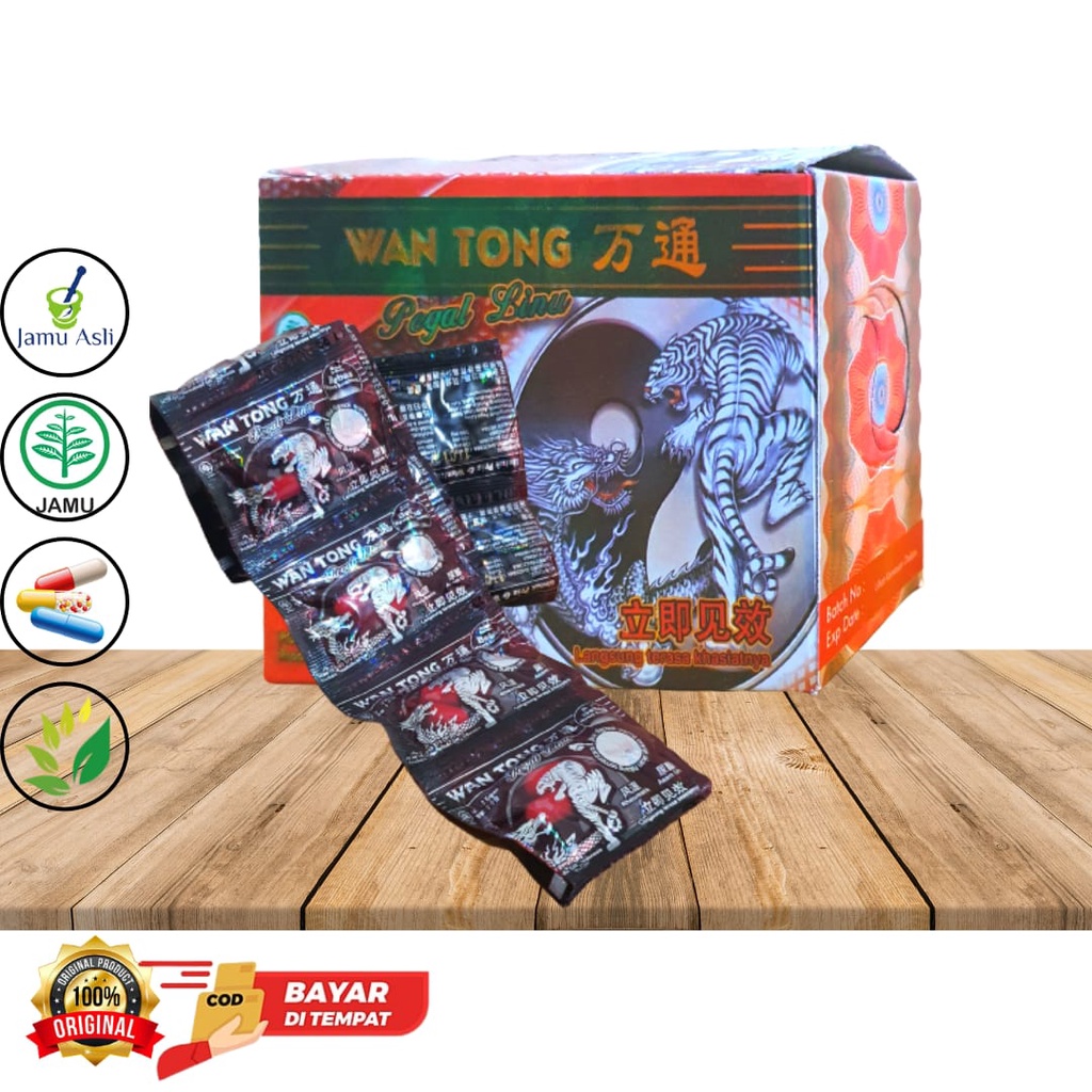 HERBAL WANTONG KAPSUL ORIGINAL 100% - WANTONG ASLI - WANTONG KAPSUL - obat Asamurat , pegal linu,..