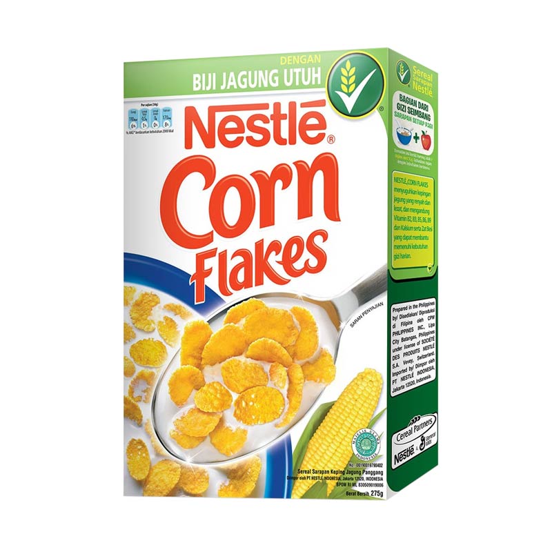 

NESTLE CORN FLAKES Cereal 275gr - Sereal Nestle Biji Jagung Utuh