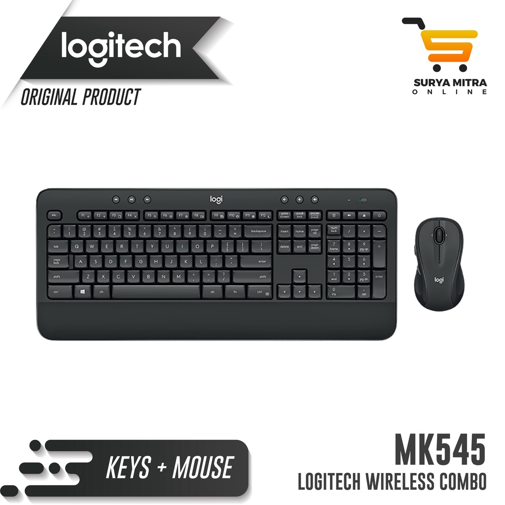 Keyboard Mouse Wireless Logitech MK545 / MK 545 Advanced Combo