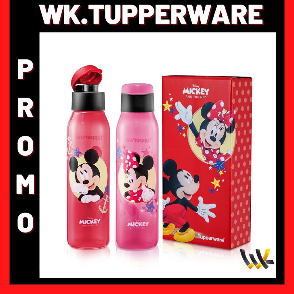 TUPPERWARE BY WK TUPPERWARE PROMO TUPPERWARE BOTOL MINUM ANAK BOTOL MINUM MICKEY BOTOL MINUM MINNIE 