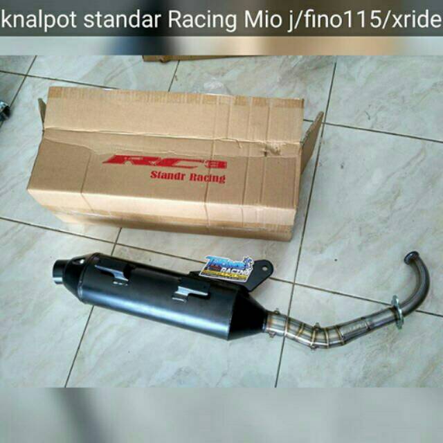 Knalpot standar racing mio j fino 115 xride