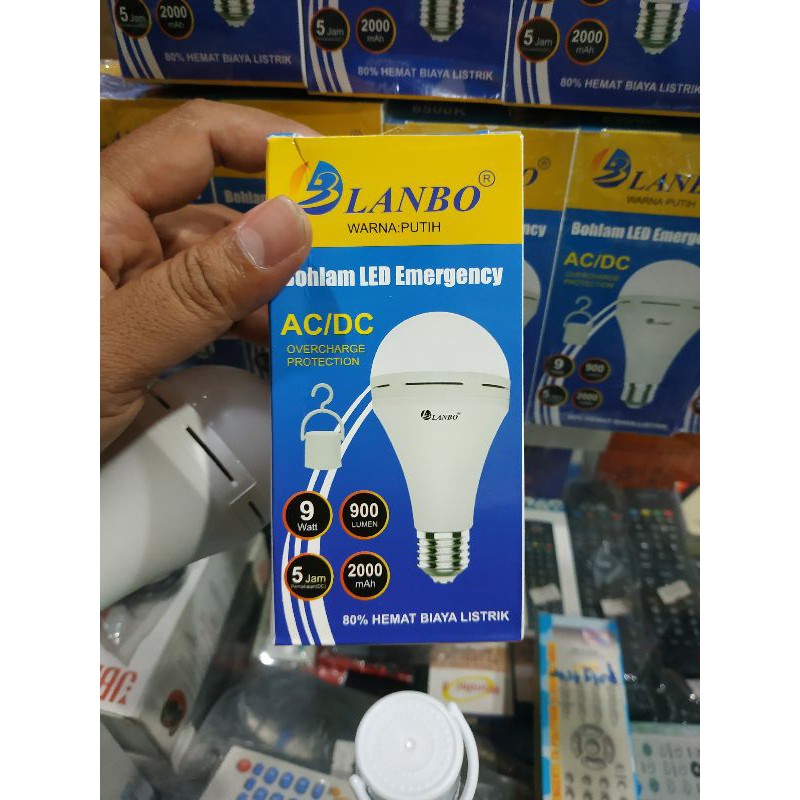 10biji Lampu Led Emergency 9w Lanbo Bohlam Ajaib Bohlam Ac Dc Terang Murah Berpendingin Grosir Shopee Indonesia