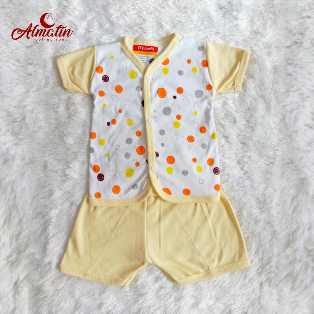 Atasan Baju Bayi Polkadot - Baju Bayi Almatin, Set Baju Bayi Tangan Pendek