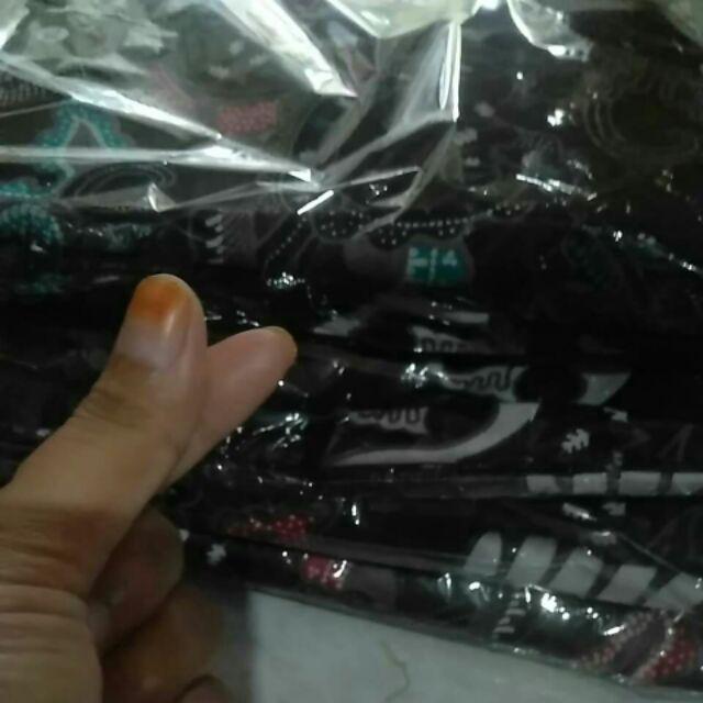 Batik Couple Keluarga Sania Ruffle Ori Ndoro Jowi Dnt Kupu Putih