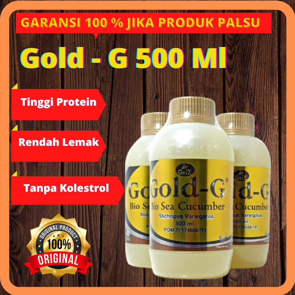 Jelly Gamat Gold G 500 Ml | Obat Asam Urat Original