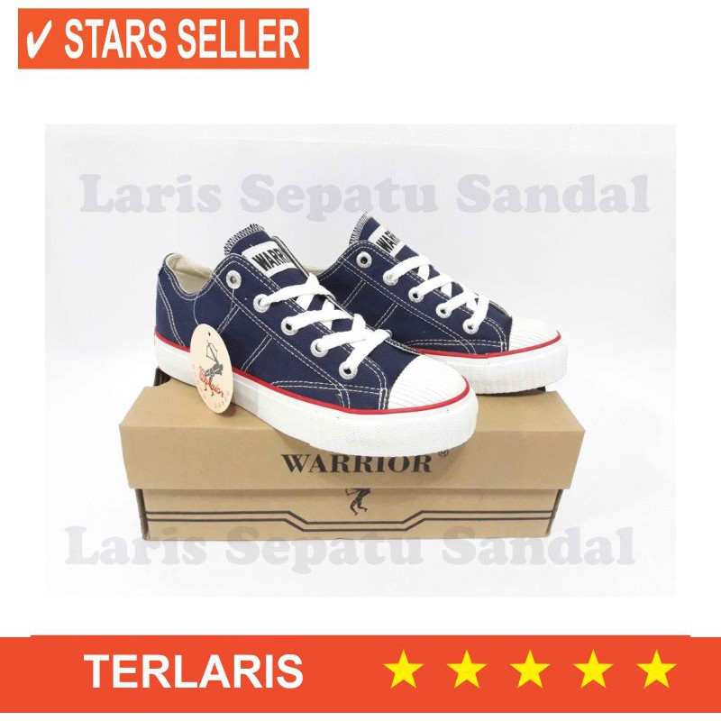 SEPATU KEKINIAN MURAH BARU TERBARU ASLI MERAH HIJAU BIRU PUTIH / Sepatu Sekolah - Warrior Classic