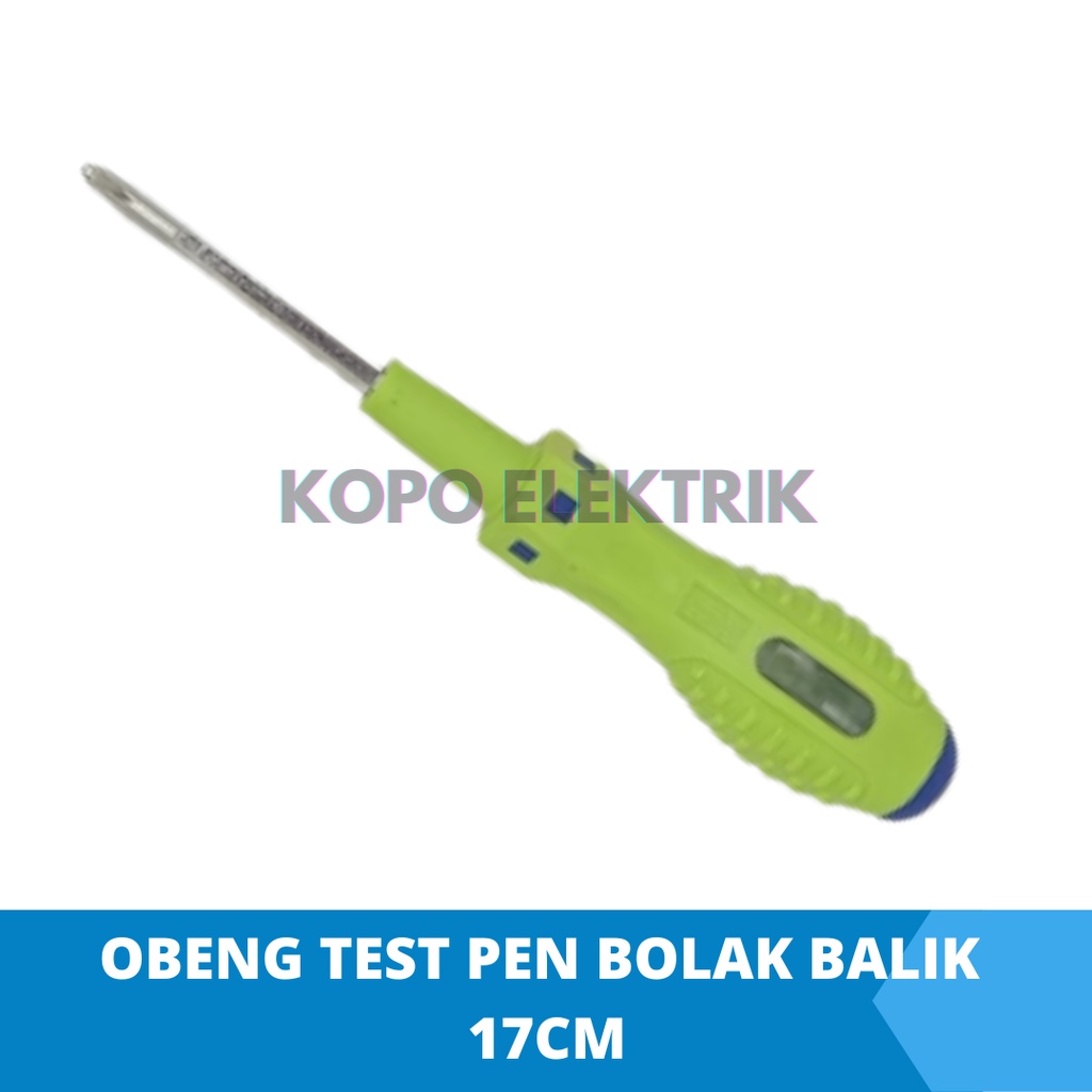 Obeng Test Pen Bolak Balik 17cm