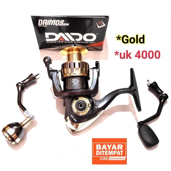 PROMO (CUCI GUDANG) REEL PANCING DAIDO DAIMOS PRO SERIES 4000 ORIGINAL REEL PANCING KUAT REEL MURAH