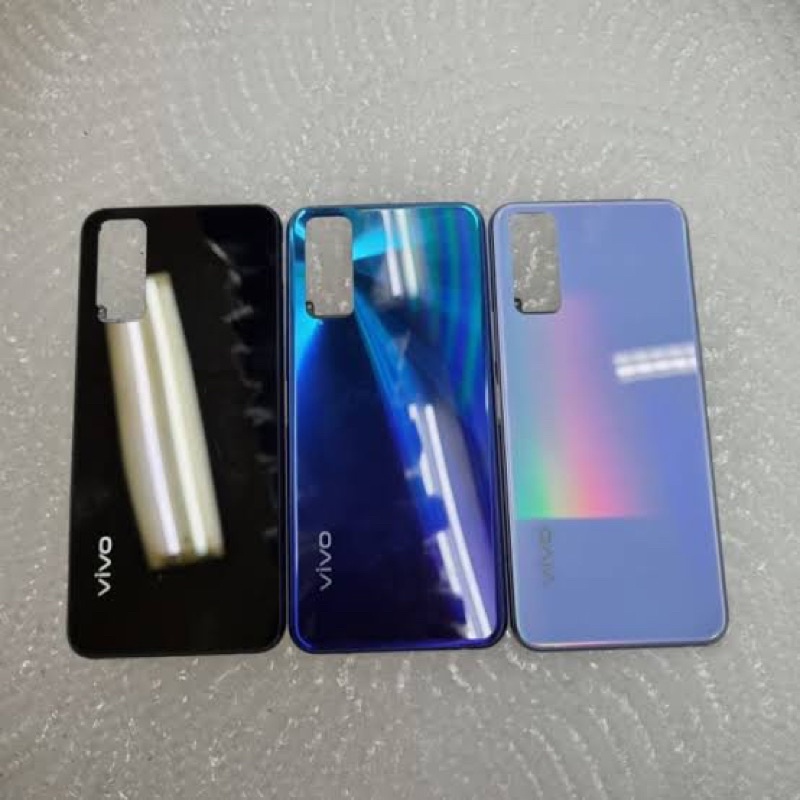 Back Kesing Casing Housing VIVO Y20S | Y12S Fullset + Tulang Bezel - Nebula Blue
