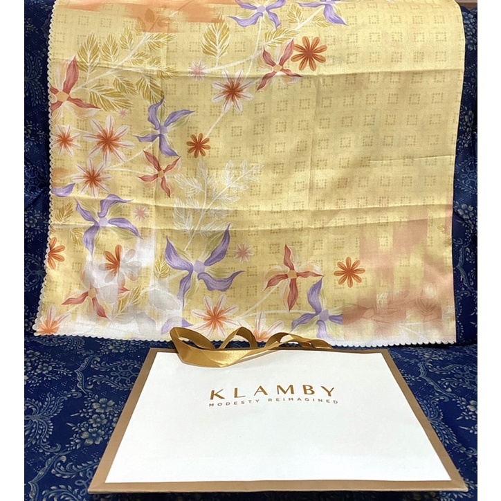 Wearing Klamby Lolly Scarf