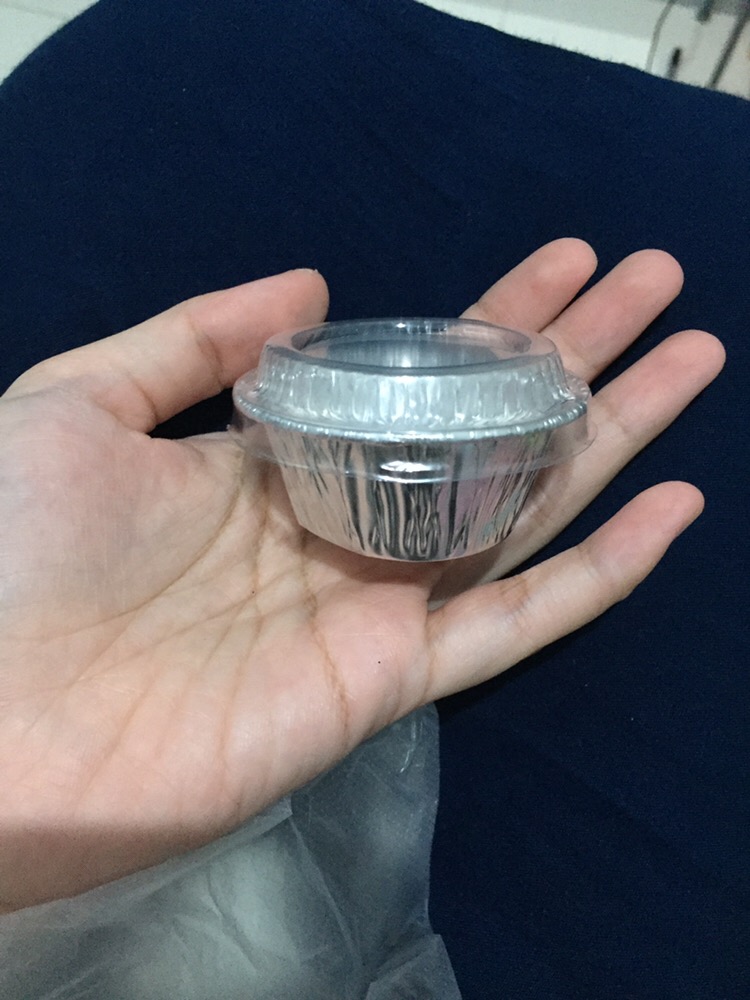 @25pcs Alumunium Foil Cup Rx-50 /aluminium Foil Cup Rx-50 + Lid