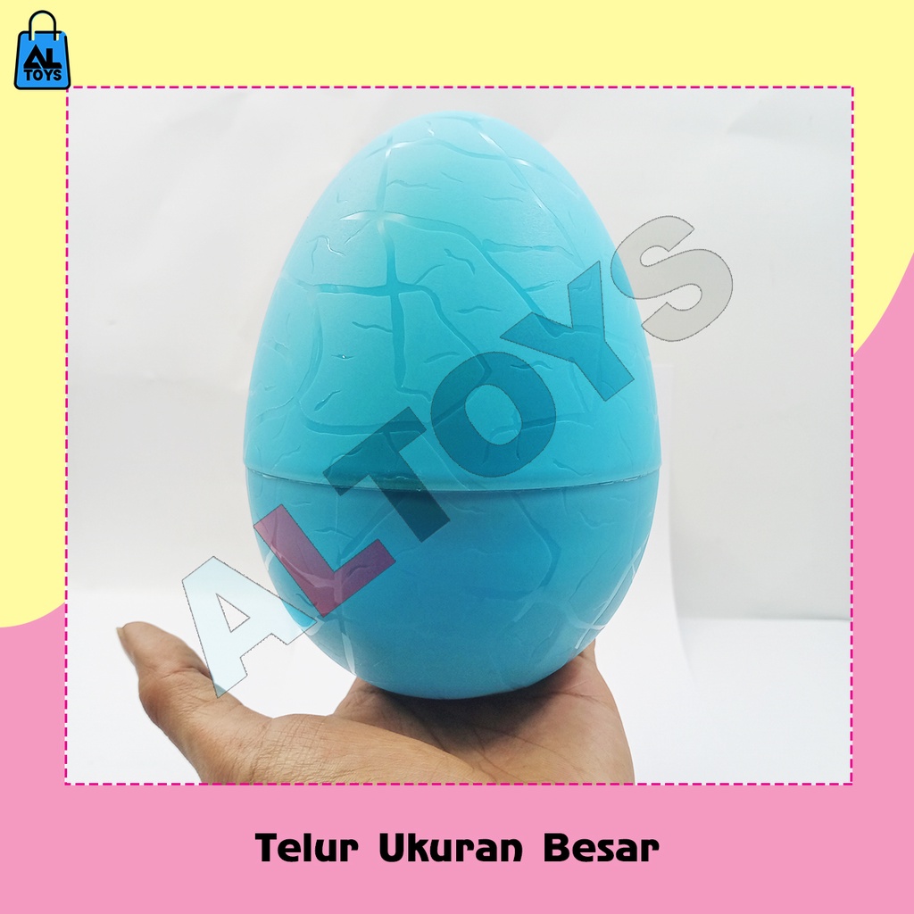 Mainan Surprise Egg Shockers Ball Jumbo / Telur Dino / Bola Surprise / Mainan Kapsul Kejutan Berhadian Dino dan Boneka