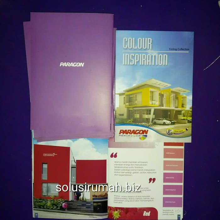 KATALOG WARNA INSPIRASI CAT PARAGON PREMIUM 27LEMBAR KARTU WARNA 1BUKU