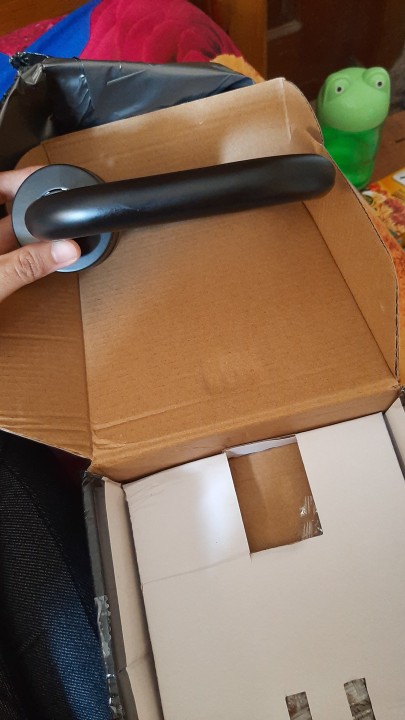 Soligen Kunci Pintu Rumah Slot Kamar Gagang Stainless