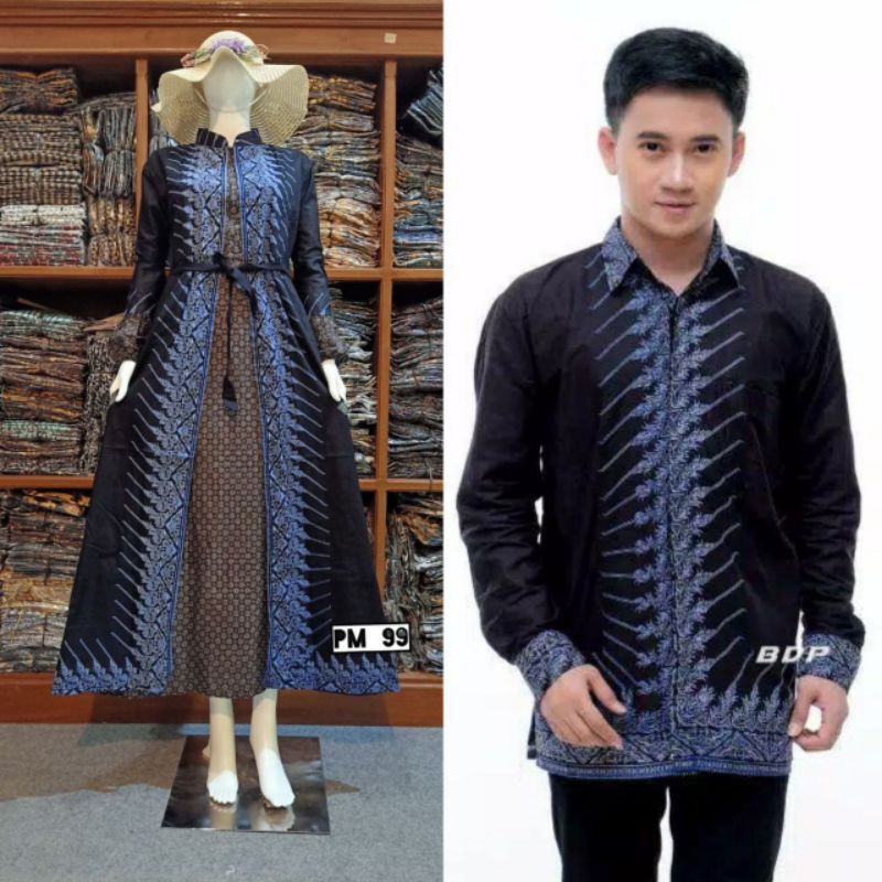 NEW!! COUPLE GAMIS CARDY BATIK STANDAR DAN JUMBO