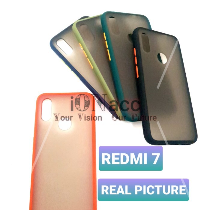 MY CHOICE CASE REDMI 7 NEW - HARDCASE DOVE TPU MACARON COLOUR