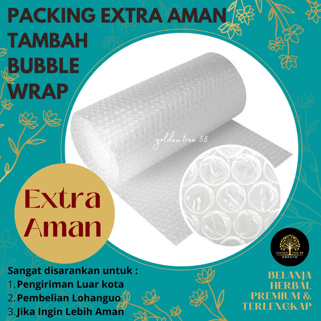 

Tambahan Ekstra Bubble Wrap Packing Lebih Aman