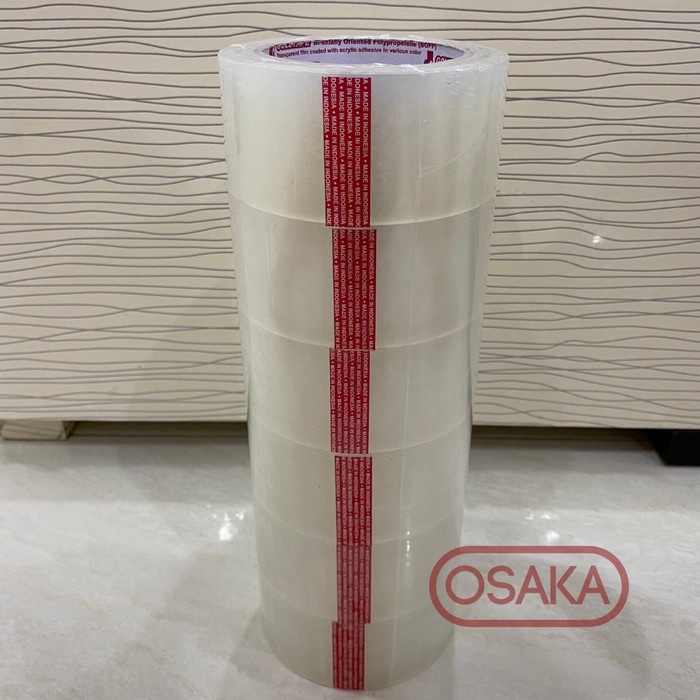 

Eklusif Lakban / Isolasi Goldtape Merah Bening 48Mm / 2 Inch X 100 Yard Promo
