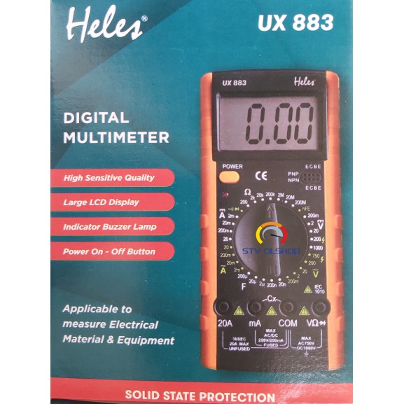 Tester / Multi Tester / Avometer Digital Heles UX 883