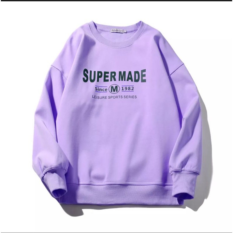 SUPERMADE SWEATER UNISEX FLEECE TERBARU'