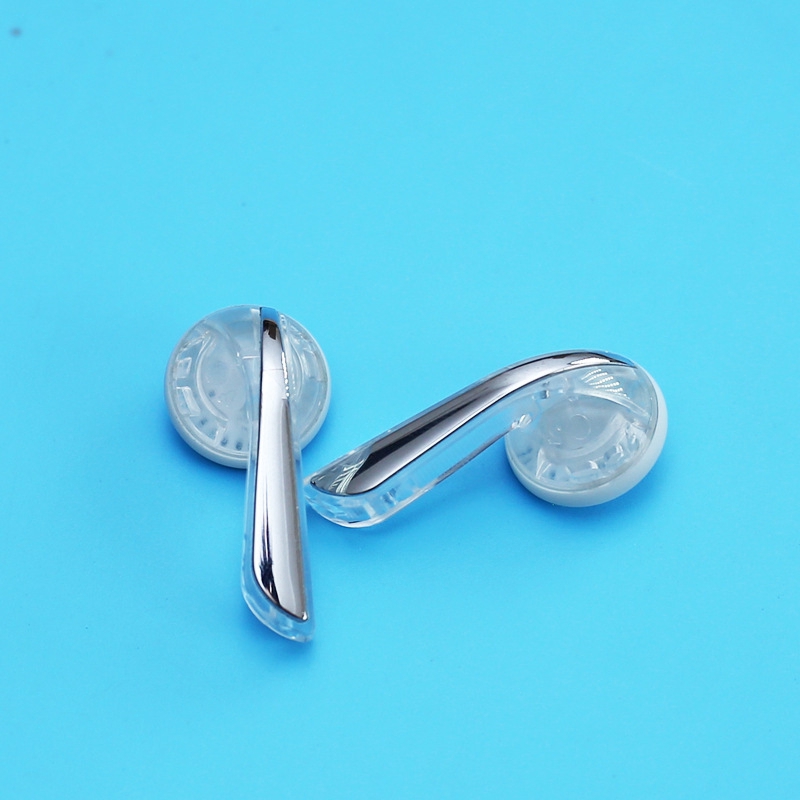 DP100 diy earphone casing 15.4mm flat head transparent casing