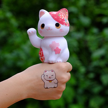 

POTATOO LUCKY CAT Temporary Tatto Sticker
