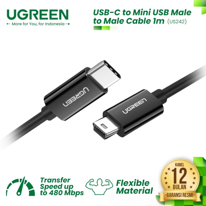 UGREEN Kabel Mini USB 5 pin to USB-C - US242