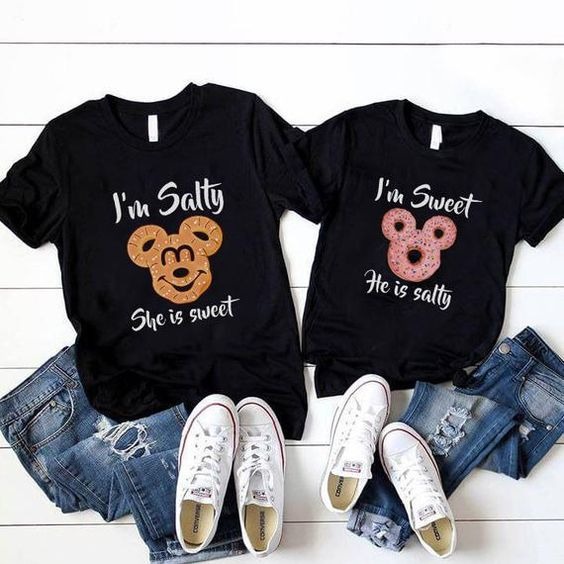 MYSTIQUE.ID-BAJU KAOS COUPLE I'M SALTY T-SHIRT LUCU DAN AESTHETIC