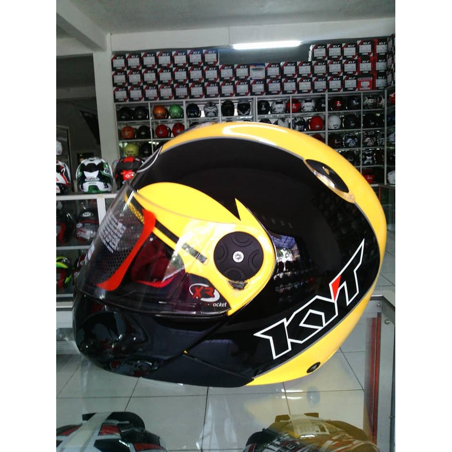 helm kyt x-rocket retro motif
