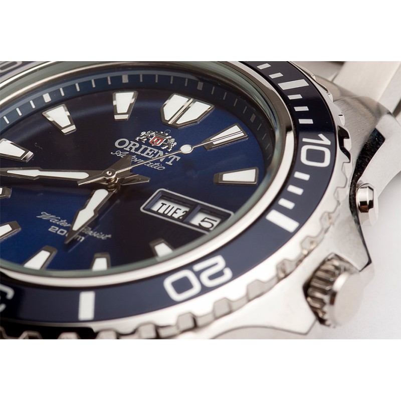 Arloji Jam Tangan Diver Orient Mako Xl Blue Orient Divers Fem75002d Original Ori Asli Japan Shopee Indonesia