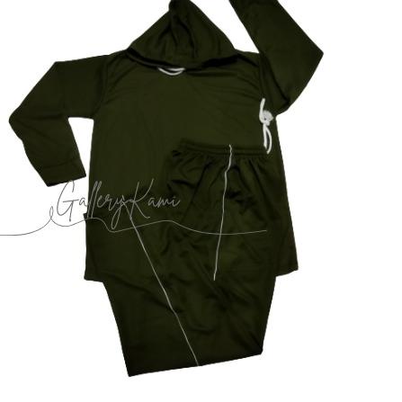 ⭐Buat Anda Baju Kaos Hoodie Atasan Polos Lengan Panjang Kaos Basahan Hodie Tani Sawah Kerja Lapangan