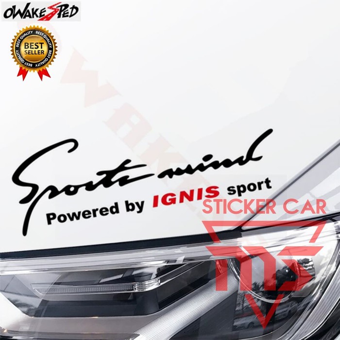 STICKER STIKER SUZUKI IGNIS SPORTMIND POWERED BY KAP