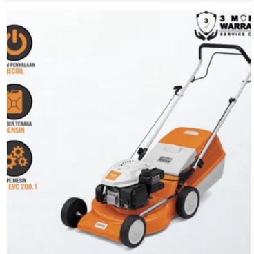 Mesin Potong Rumput Dorong STIHL RM248 Lawn Mower 18 Inch Bensin 4 Tak - Orginal Mesin