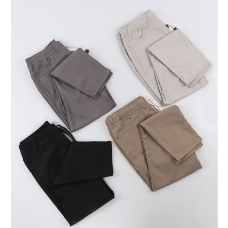 LEGGING TWILL COMBADE CELANA BAGGY PANT WANITA SIZE 28-38