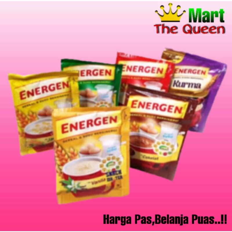 

ENERGEN all varian renceng isi 10 sachet
