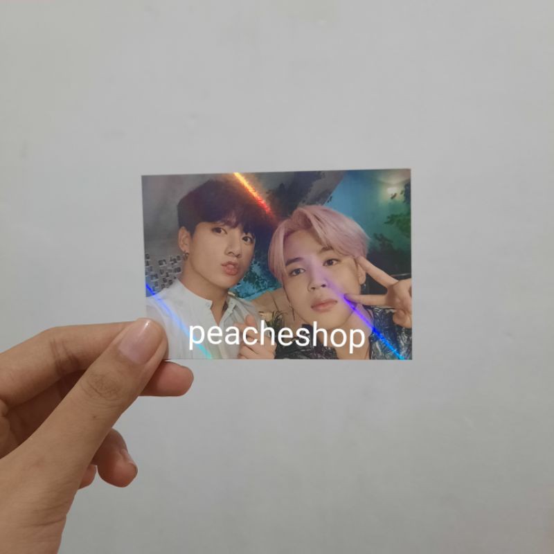 OFFICIAL BTS TICKET HOLDER PHOTOCARD 5TH MUSTER JIKOOK JIMIN JUNGKOOK HOLOGRAM HOLO