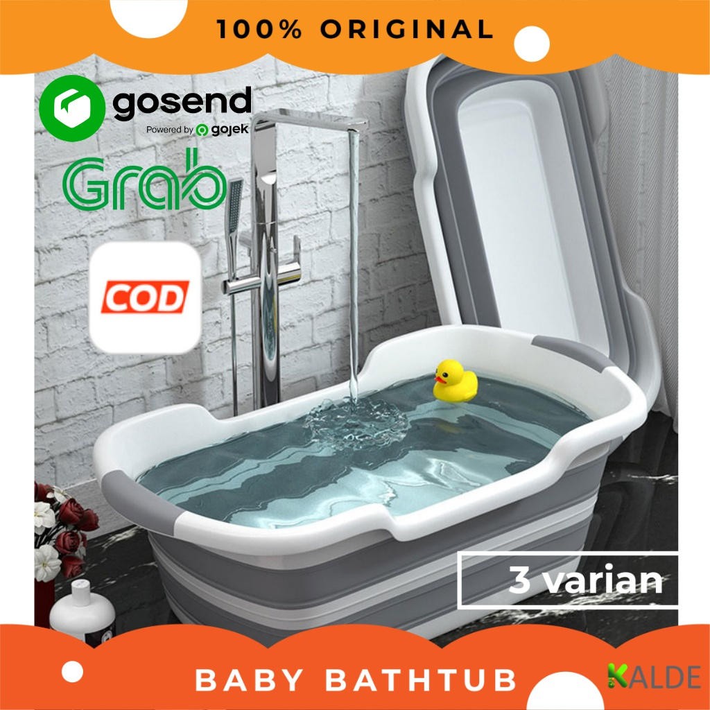 Bak Mandi Bayi Lipat Bathtub Baby Newborn Tempat Baru Lahir Ember Jolang Murah Plastik Bathup Bathub