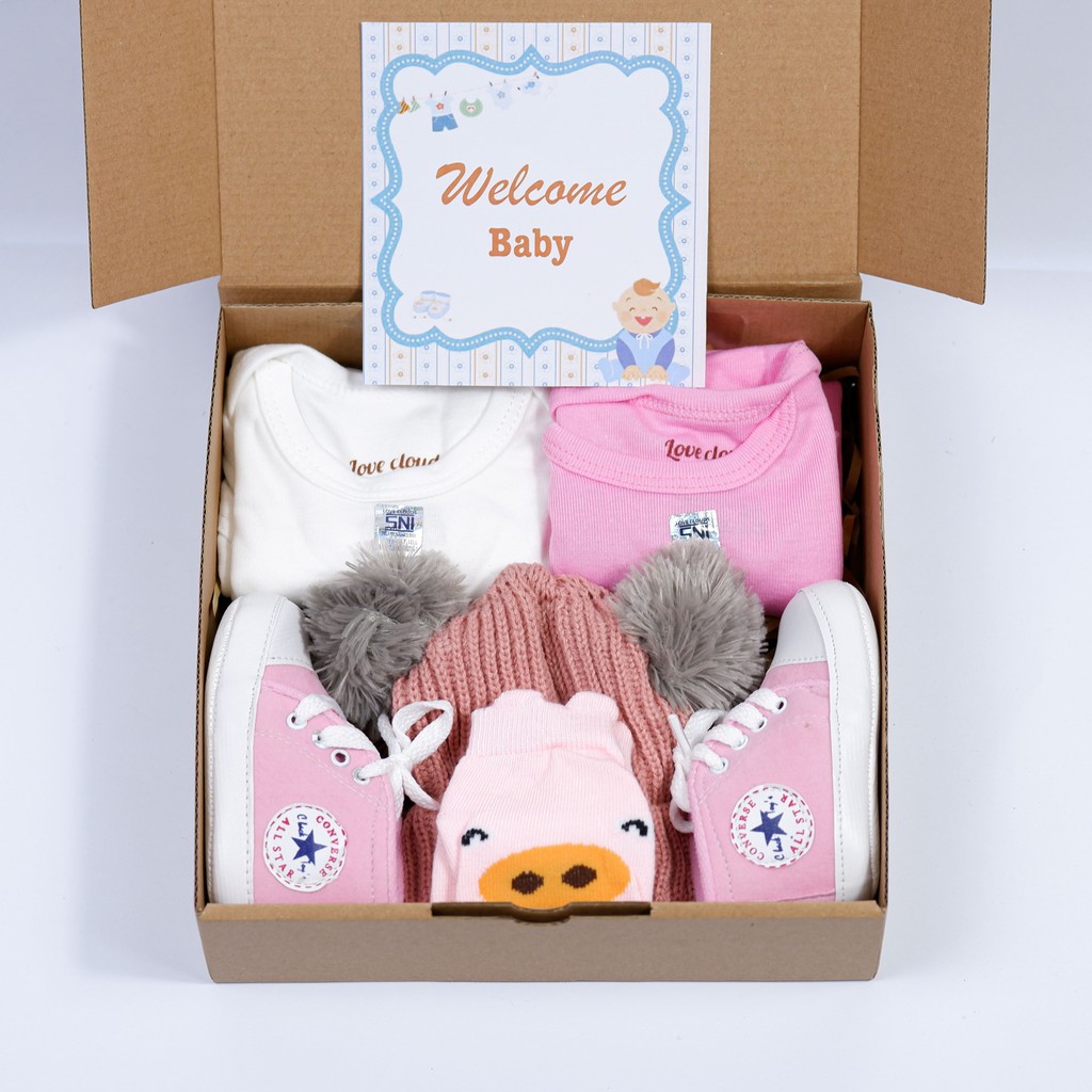 HAMPERS KADO BAYI MURAH | HAMPERS BABY-LENGKAP PINK