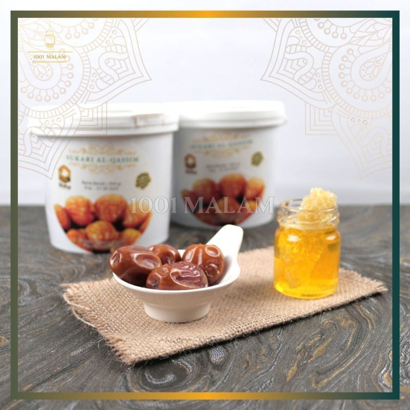 Kurma Sukari Madu Medan Al Qassim 850gr Ember Bucket
