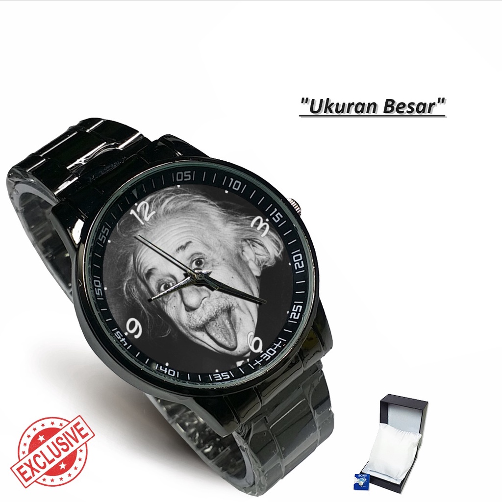 Jam Tangan Rantai Couple ALBERT EINSTEIN (Nice)