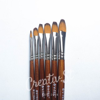 Kuas Lukis 210FB Filbert V-Tec Art Brush