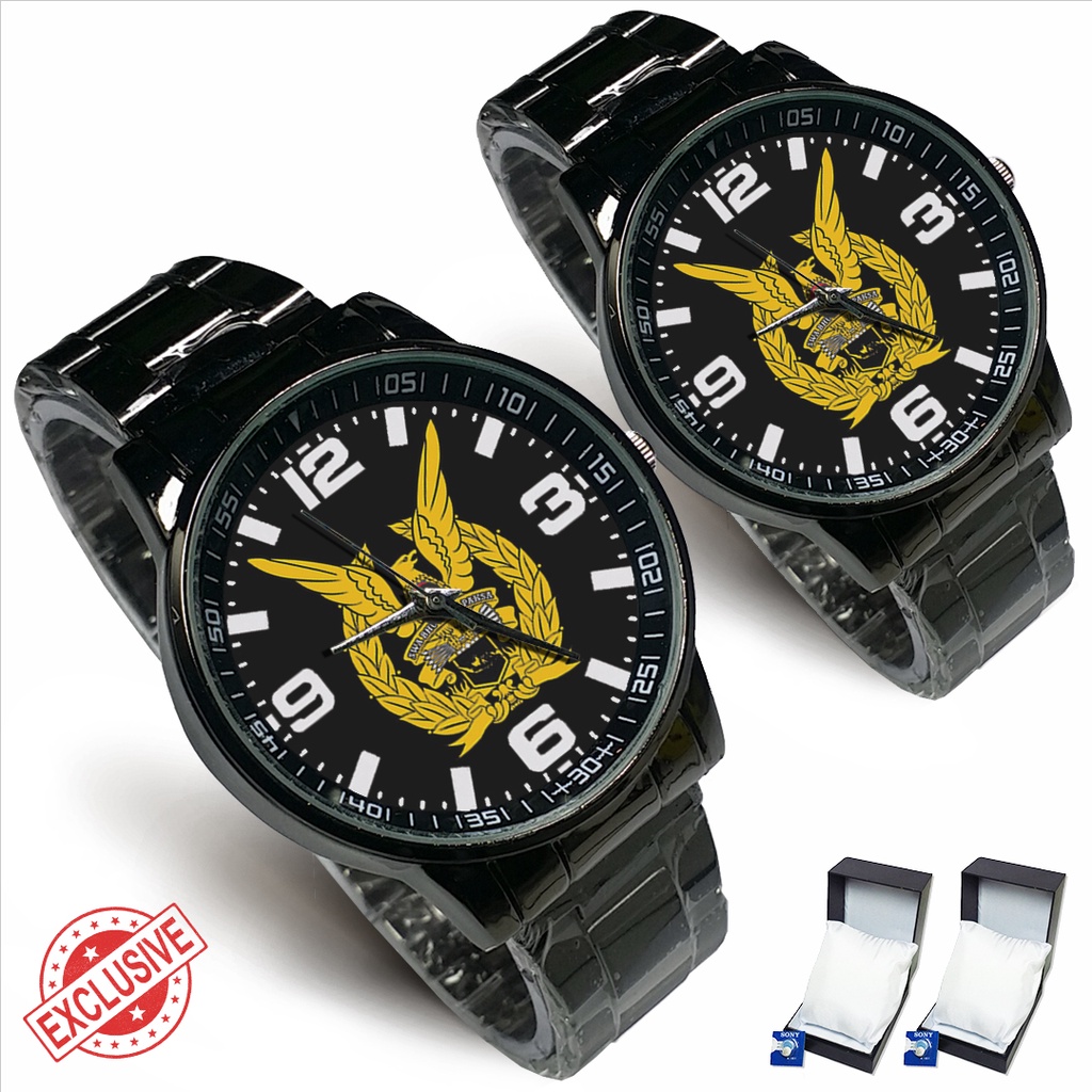 Jam Tangan Rantai Couple ANGKATAN UDARA (Nice)