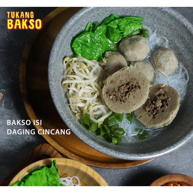 

Bakso Kemasan isi Daging Cincang Original / Pedas Isi 10 pcs | TUKANG BAKSO