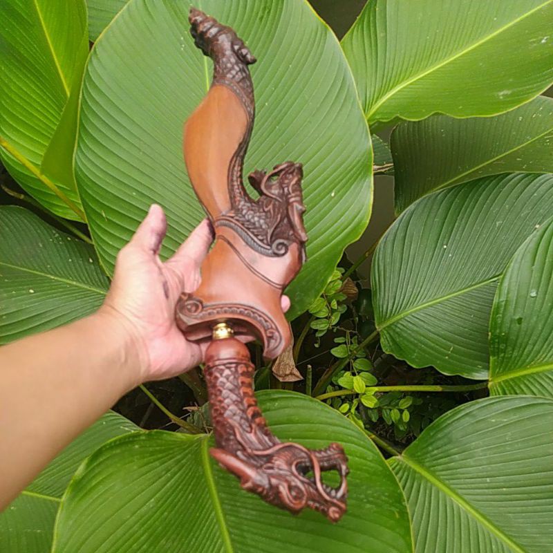 Perkakss Kujang Pamor Ukir Besar