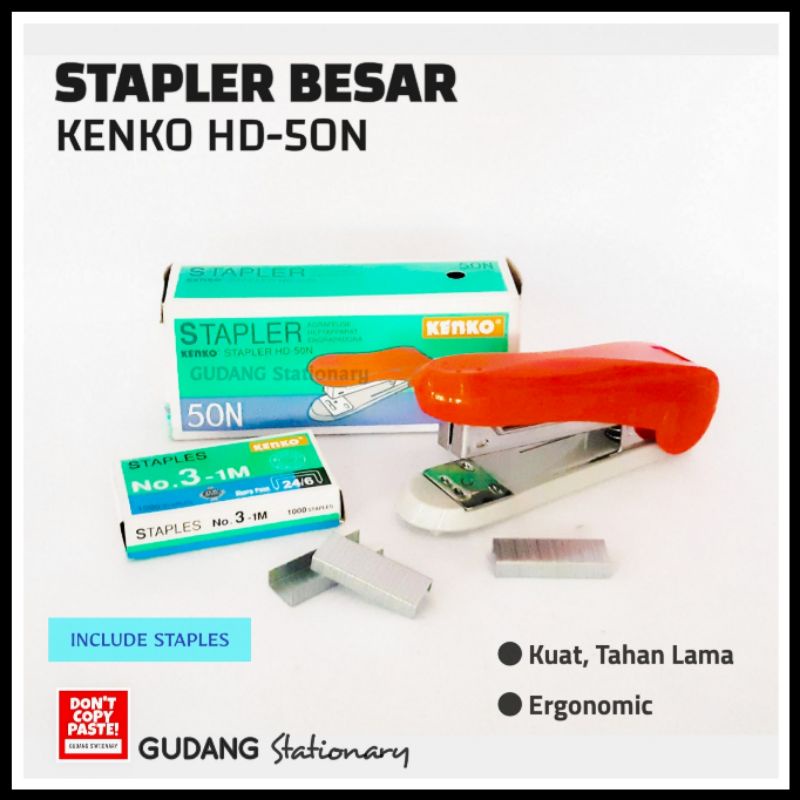 

Stapler Besar HD-50N KENKO + Isi 1 Pcs