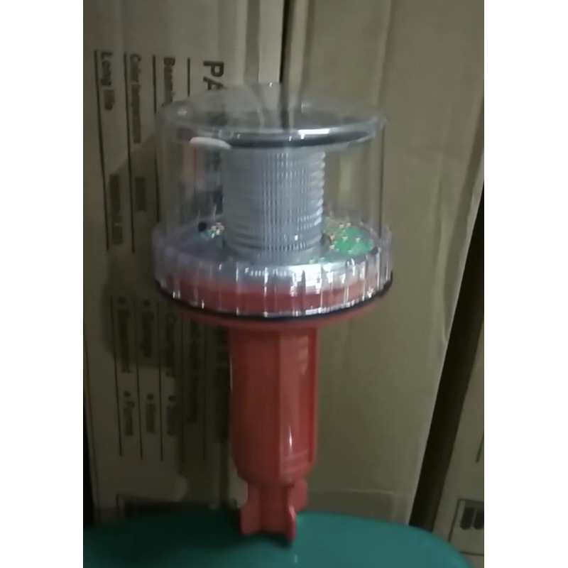 Lampu Warning Signal Light / Lampu Jaring Ikan Kapal / Solar Strobo Obor