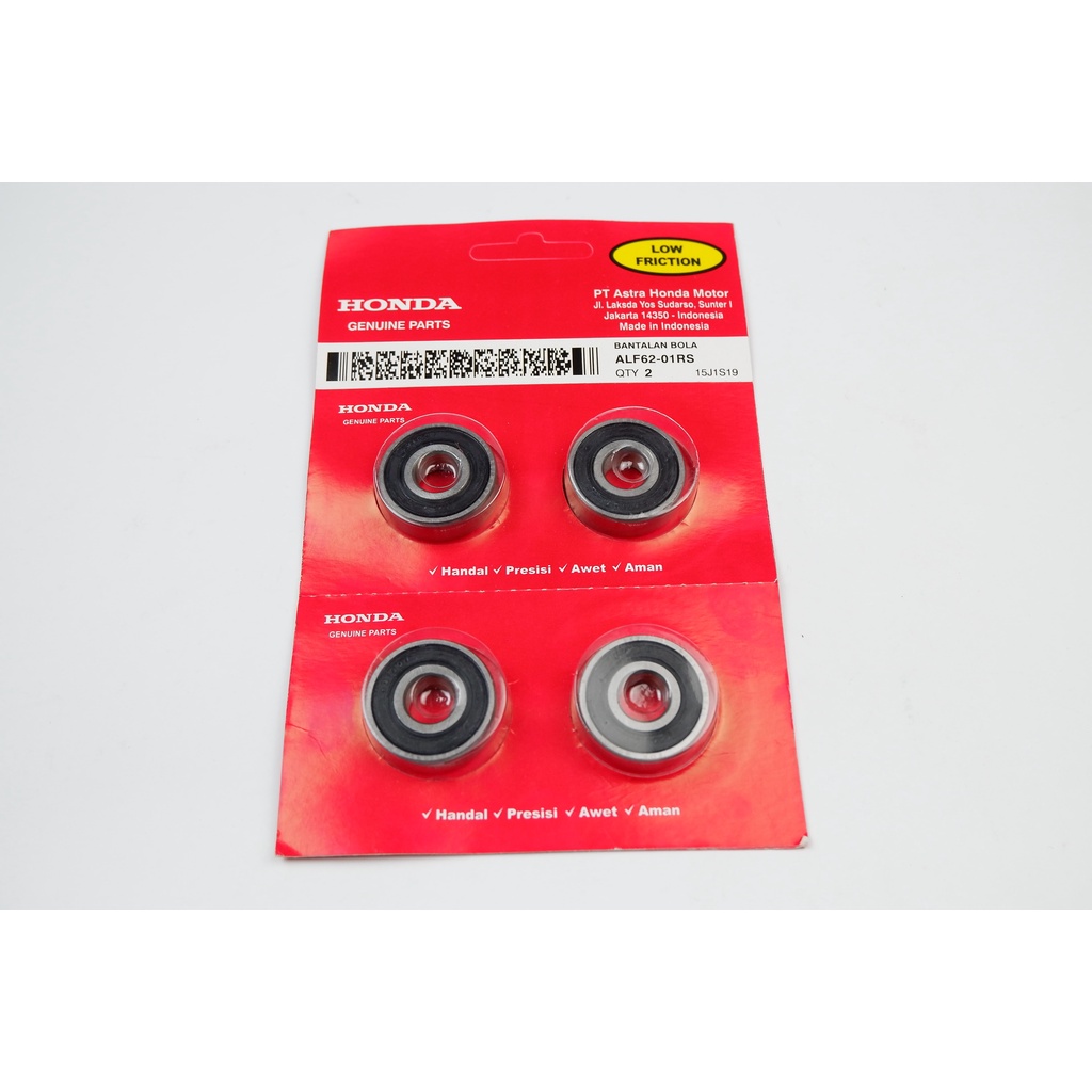 Bearing Laher RODA 6201 ALF62-01RS ISI 4 PCS - BEAT UNTUK MOTOR - VARIO - SPACY - BLADE LAMA - REVO 