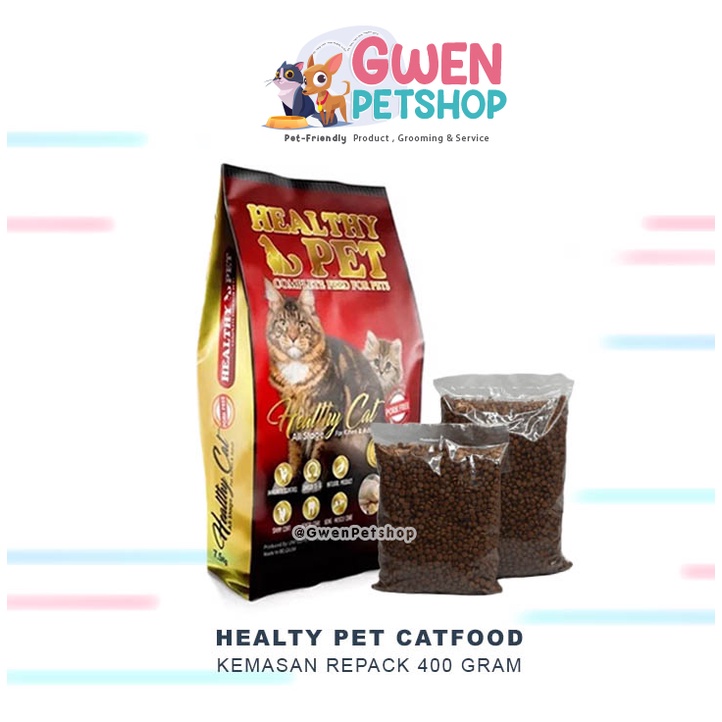 Catfood Premium - Healthy Pet Cat food -- Healthypet Repack 400gr Made In Belgia