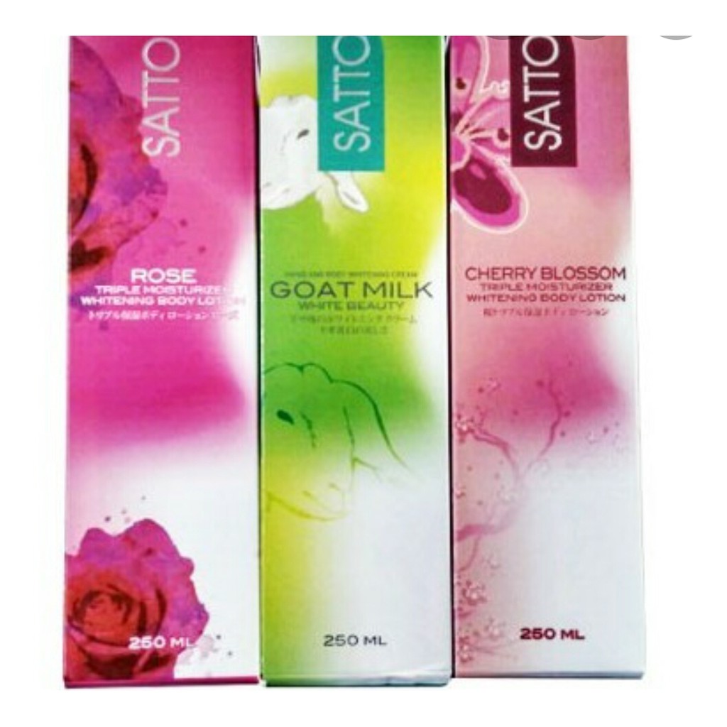 SATTO Body Lotion / Body Cream 250ml